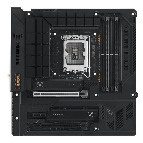 Asus TUF GAMING B760M-BTF WIFI, Intel B760, 1700, Micro ATX, 4 DDR5, HDMI, DP, Wi-Fi 6, 2.5G LAN, PCIe5, 3x M.2 *Requires a BTF Compatible Chassis* Asus TUF GAMING B760M-BTF WIFI, Intel B760, 1700, Micro ATX, 4 DDR5, HDMI, DP, Wi-Fi 6, 2.5G LAN, PCIe5, 3x M.2 *Requires a BTF Compatible Chassis*